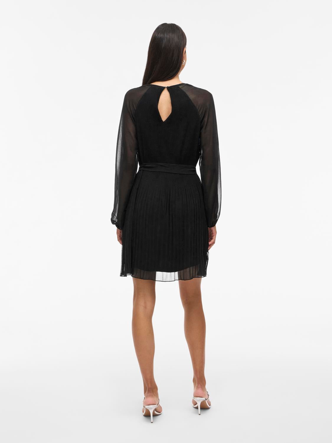 VIDALIANA Short Dress - Black Beauty - VERO MODA & VILA Bergvik